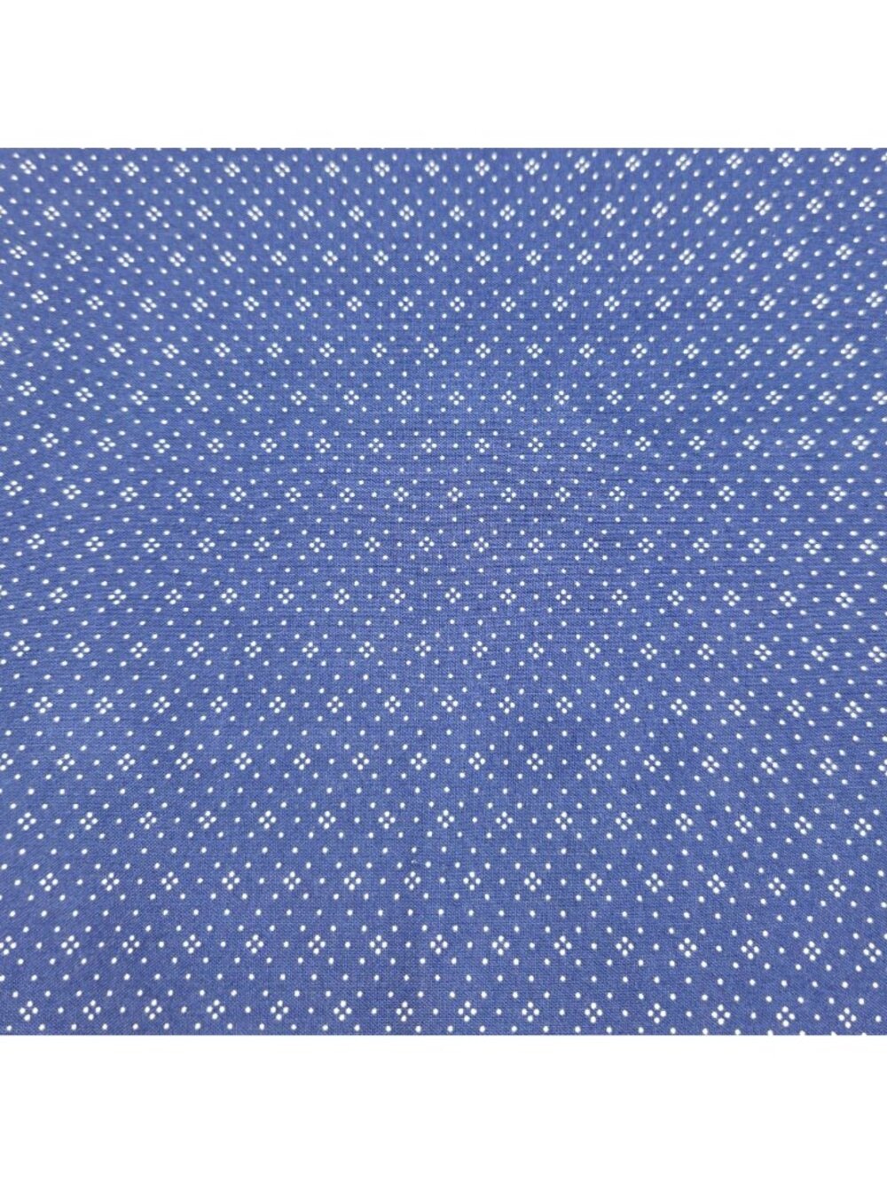 Moda Fabrics Eyelet Pattern Blue White Cotton Fabric 2 Yards Pre-Washed